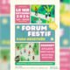 Affiche Forum festif