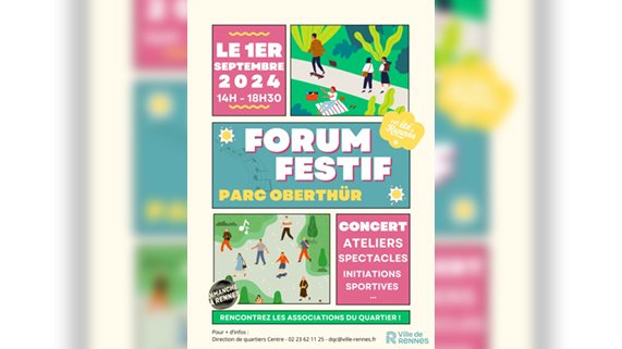 Affiche Forum festif